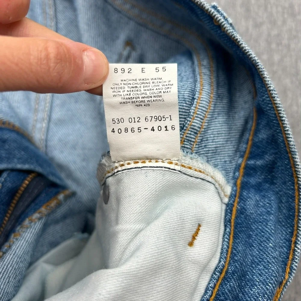 Levi's Silver Medal Relaxed Fit Stretch Jeans Mens 40x30 80s Medium Wash USA NEW